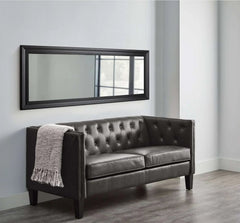 Better Homes & Gardens 27x70 Black Rectangle Large Full-Length Floor Mirror for Bedroom or Entryway
