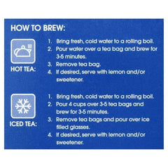 Great Value Black Tea Bags, 8 oz