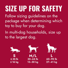 KONG® Ball Puncture Resistant Dog Toy for Average Chewers, Medium/Large, for Dogs Between 30-65 lbs