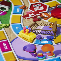 The Game of Life Game, Family Board Game, For Ages 8+, Pegs Come In 6 Colors
