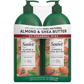 Suave Professionals Moisturizing Shampoo and Conditioner Almond and Shea Butter, 2 pk. - USA MEGA SHOP
