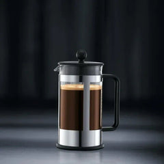 Bodum 17 oz Kenya French Press Coffeemaker, Stainless Steel, New