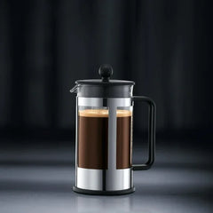 Bodum 17 oz Kenya French Press Coffeemaker, Stainless Steel, New - USA MEGA SHOP