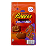 Reese's Milk Chocolate Peanut Butter Pumpkins Candy, Halloween, Bulk Bag, 65 Pc./39.8 oz. - USA MEGA SHOP