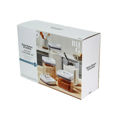 Better Homes & Gardens Flip-Tite 4-Pack Square Food Storage Container Set