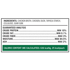 (12 pack) Pure Balance Pro+ Indoor Chicken & Duck Recipe in Broth, 1.4 oz