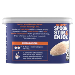Maxwell House Instant Cafe-Style Beverage Mix, Easy to Prepare, 1 Canister, for Quick Morning Coffee or Afternoon Treat, Suisse Mocha Cafe, Kosher Dairy, 7.2 oz