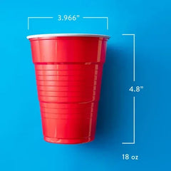 Member'S Mark Heavy-Duty Red Cups (18 Oz., 240 Ct.)