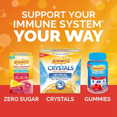 Emergen-C Daily Immune Support Vitamin C Supplement Powder, Raspberry Flavor, 10 Ct