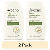 Aveeno Daily Moisturizing body lotion 2-pack, two 18 fl oz bottles