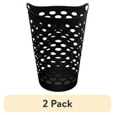 Mainstays Flex Carrying Handles Laundry Hamper, Black, Adult