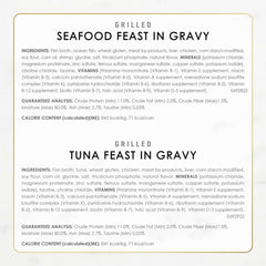 Purina Fancy Feast Grilled Food, Wet Cat Food, Seafood, 3 oz Cans