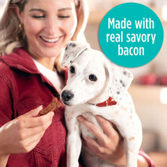 Milk Bone Soft & Chewy Dog Treats Made With Real Bacon, 5.6 oz Bag