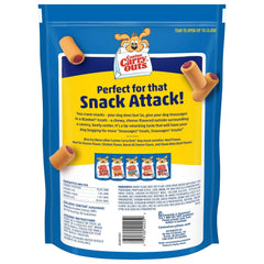 (4 pack) Canine Carry Outs Snausages in a Blanket Chewy Dog Treats, Beef & Cheese Flavor, 22.5 Ounces