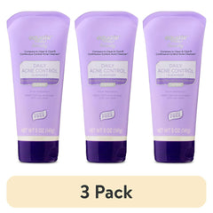 (3 pack) Equate Daily Acne Control Cleanser Benzoyl Peroxide 10% Acne Medication, 5 oz