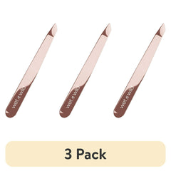 (3 pack) Wet n Wild High-Quality Stainless Steel Slanted Tweezers, Pink