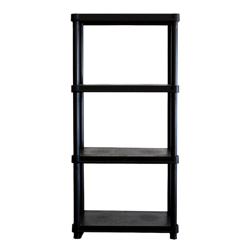 Berkley Jensen 4-Tier 12" x 24" Resin Shelves - USA MEGA SHOP