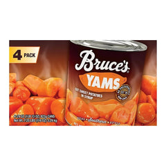 Bruce's Cut Yams Sweet Potatoes In Syrup, 4 pk./29 oz.