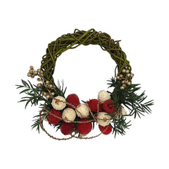 Tropical Golden Berry Wreath, 20" - USA MEGA SHOP