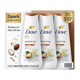 Dove Body Wash Pamper Shea Butter and Vanilla, 3 ct./23 oz. - USA MEGA SHOP