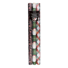 Berkley Jensen 3 Roll 150 sq. ft. Wrapping Paper, Black - USA MEGA SHOP