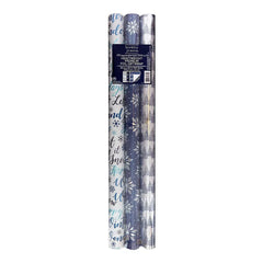 Berkley Jensen 3 Roll 150 sq. ft. Wrapping Paper, Winter