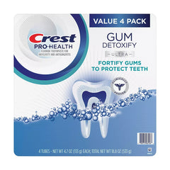 Crest Gum Detoxify Ultra Toothpaste, 4 pk./4.7 oz. - USA MEGA SHOP