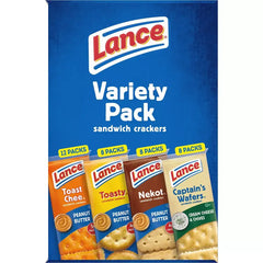 Lance Sandwich Crackers Variety Pack, 36 ct. - USA MEGA SHOP
