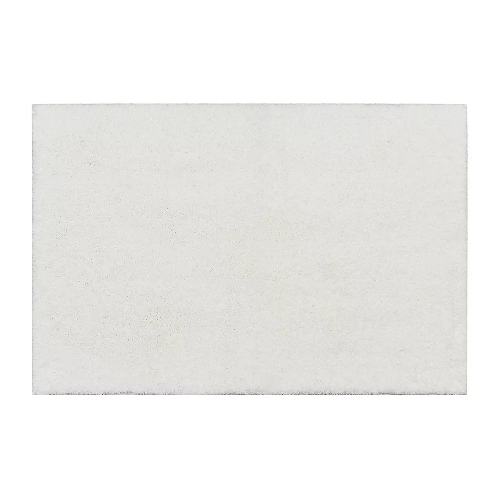 Berkley Jensen Plush Micro Polyester Bath Rug - White - USA MEGA SHOP