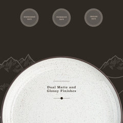 Yellowstone Beth 12-Piece Ceramic Dinnerware Set - USA MEGA SHOP
