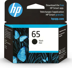 HP 65 Black Original Ink Cartridge, ~120 pages, N9K02AN#140