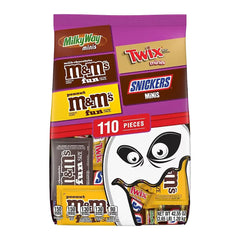 M&M's, Snickers & More Chocolate Halloween Candy Variety Bag, 110 ct. - USA MEGA SHOP