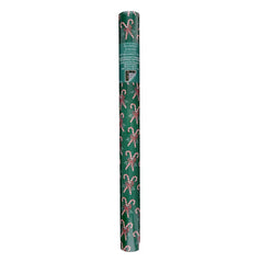 Berkley Jensen 300 sq. ft. Reversible Christmas Gift Wrap, Candy Cane and Let It Snow - USA MEGA SHOP