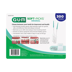 Gum Soft Picks Original, Dental Flossing Picks, 300 ct.
