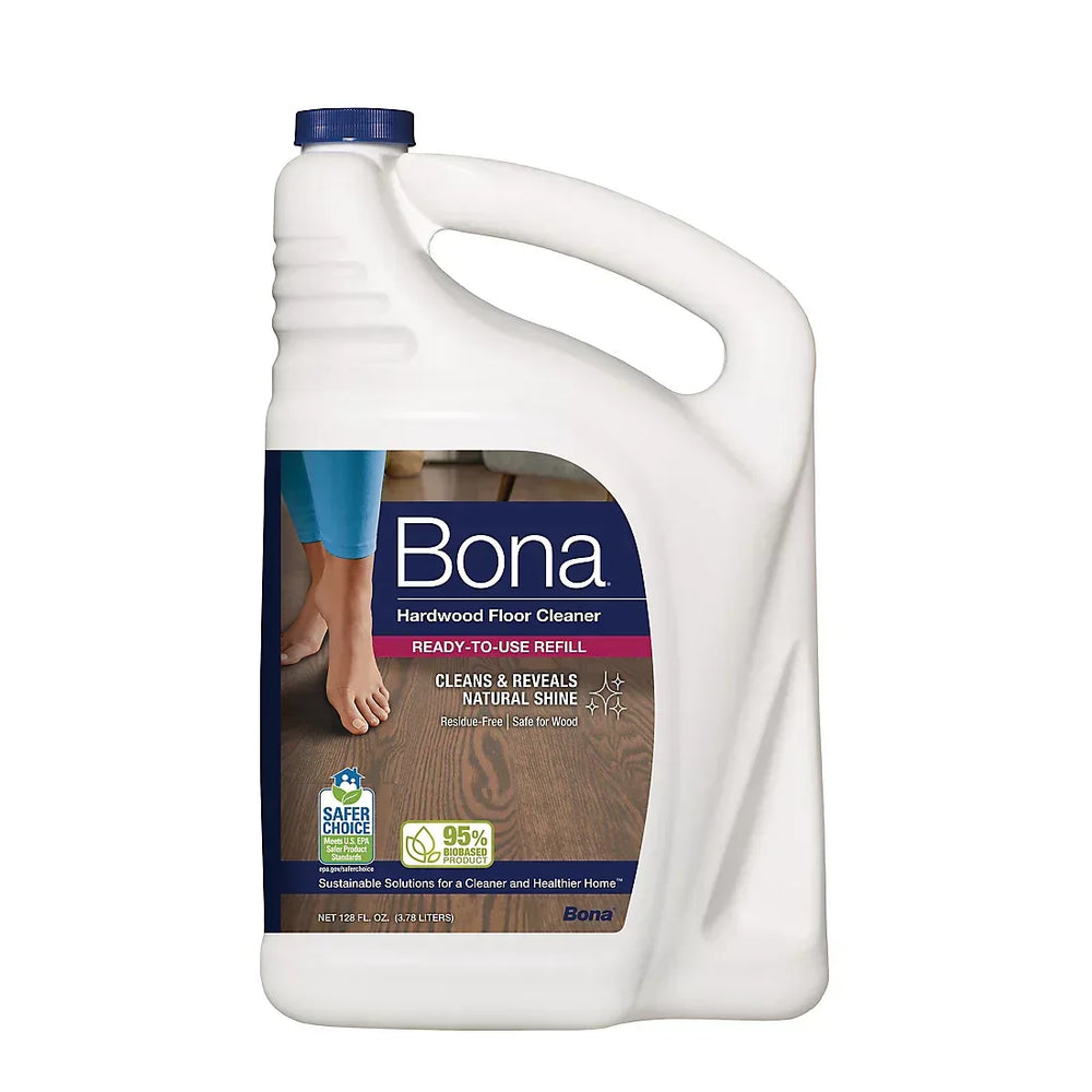Bona Hardwood Floor Cleaner + Spray, 128 oz./32 oz. - USA MEGA SHOP