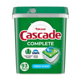 Cascade Complete Dishwasher Pods, Detergent & Soap - Fresh Scent, 93 ct. - USA MEGA SHOP
