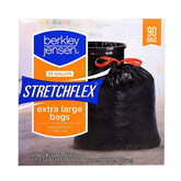 Berkley Jensen Stretchflex Drawstring Trash Bags, 90 ct./33 gal. - USA MEGA SHOP