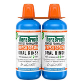 TheraBreath Fresh Breath Mouthwash, Alcohol-Free, Icy Mint, 2 pk./1L - USA MEGA SHOP