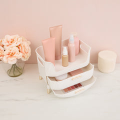 Luxury Beauty Organizer with Versatile Makeup Storage Drawers