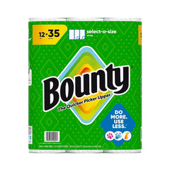 Bounty Select-a-Size Paper Towels, 12 pk./121 sheets per roll - USA MEGA SHOP