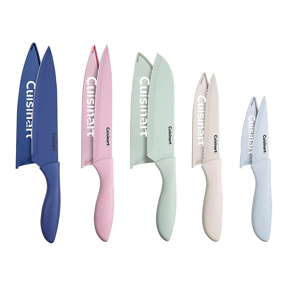 Cuisinart Advantage 10-Pc. Ceramic Coated Cutlery Set - Pastel - USA MEGA SHOP