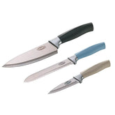 Chef'n 3-Pc. Soft Handle Chef Knife Set - USA MEGA SHOP