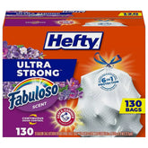 Hefty Ultra Strong Tall Kitchen Trash Bags - Fabuloso Scent, 130 ct./13 gal. - USA MEGA SHOP