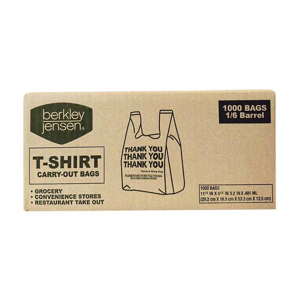 Berkley Jensen Thank You Bags, 1000 ct. - USA MEGA SHOP