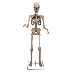 Berkley Jensen 8' Giant Poseable Skeleton with Lighted Eyes and Sound - USA MEGA SHOP