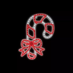 Berkley Jenson 16" Hi-Vibrant Candy Cane With Bow - USA MEGA SHOP