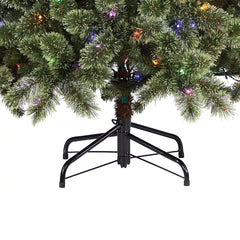 Berkley Jensen LED 7.5' Concord Cashmere One-Plug Color Changing Twinkle Christmas Tree - USA MEGA SHOP