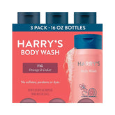 Harry's Body Wash, Fig Scent, Triple Pack, 3 pk./16 oz. - USA MEGA SHOP