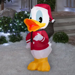 Disney Christmas 3.5' Inflatable Donald Duck in Santa Suit