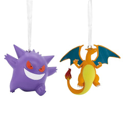 Hallmark Pokémon Gengar and Charizard, Set of 2 Ornaments - USA MEGA SHOP